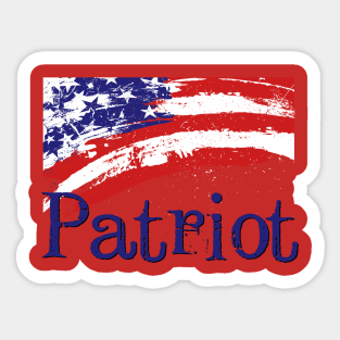 Patriot Conservative Blue Sticker